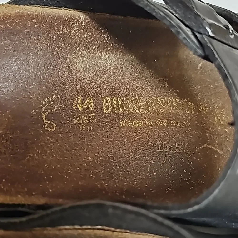 MENS BIRKENSTOCK ARIZONA SOFT FOOTBED SANDALS 44‎